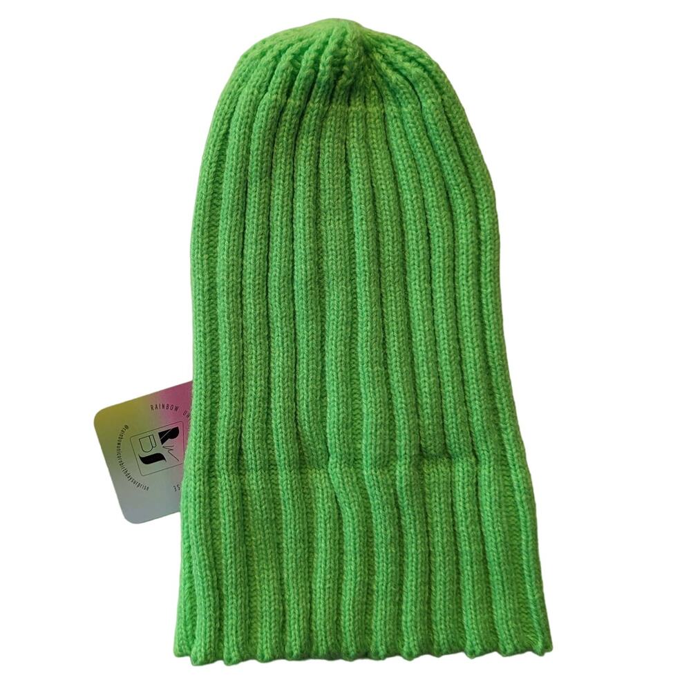 Girls Knit Beanie Hat by Rainbow Unicorn - Picture 3 of 4